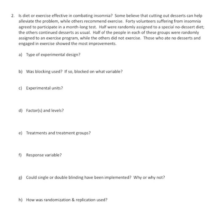 2. Is diet or exercise effective in combating