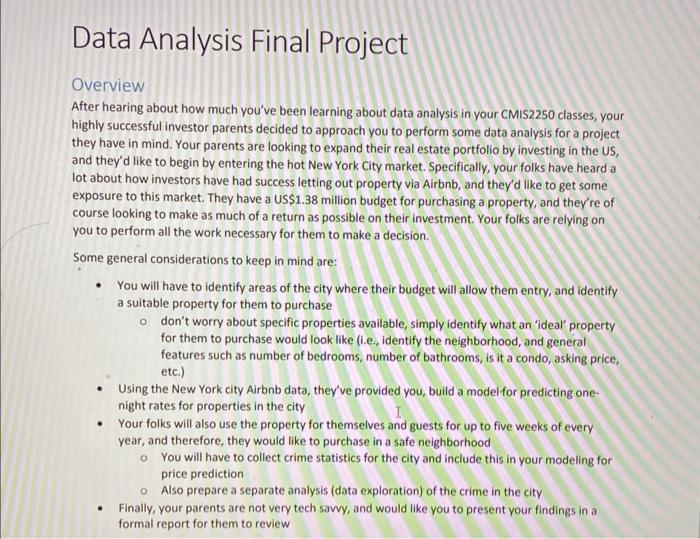 Part 1: Collect, Explore, and Prepare the Data