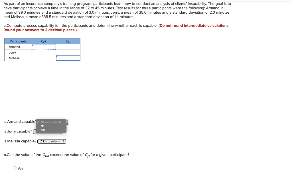 As part of an insurance company's training