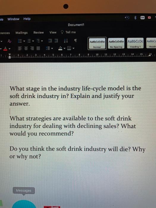 DIE ble Window Help Document1 rences Mailings