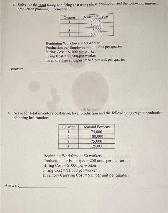1. Solve for the number of employees hired/fired