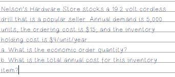 Nelson's Hardware Store stocks a 19.2 volt