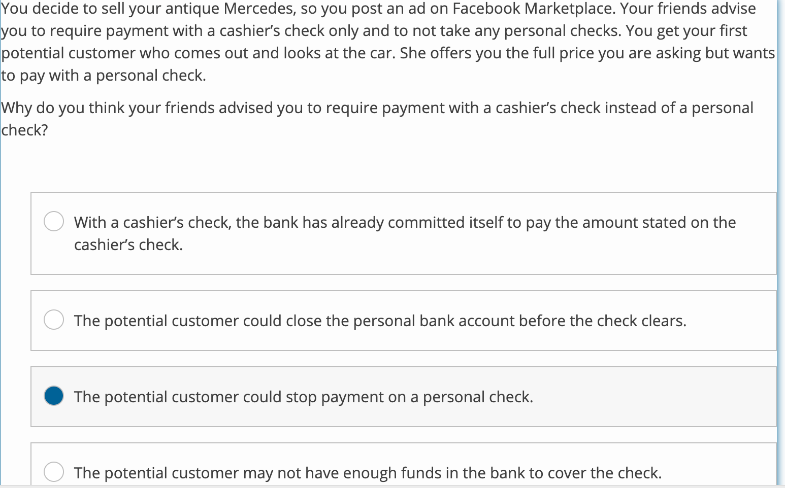 Please help me with this. Thanks You decide to