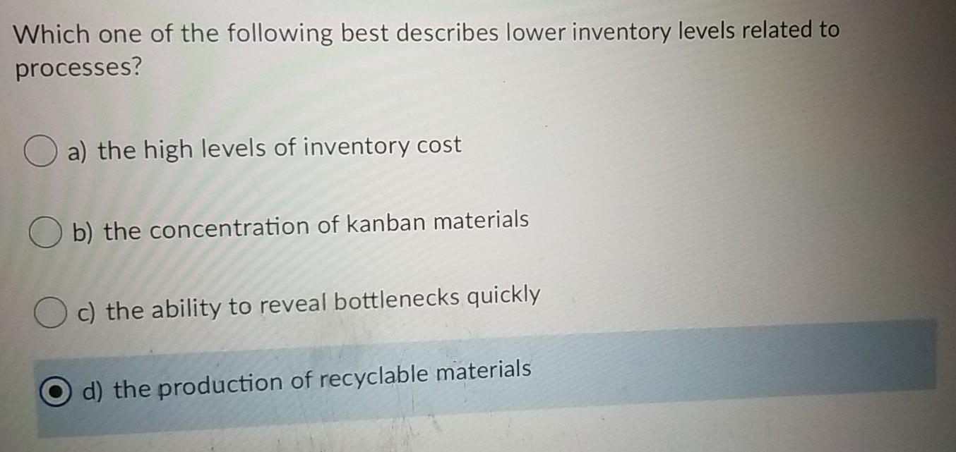 Which one of the following best describes lower
