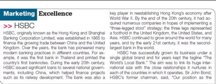 Marketing Excellence key player in reestablishing