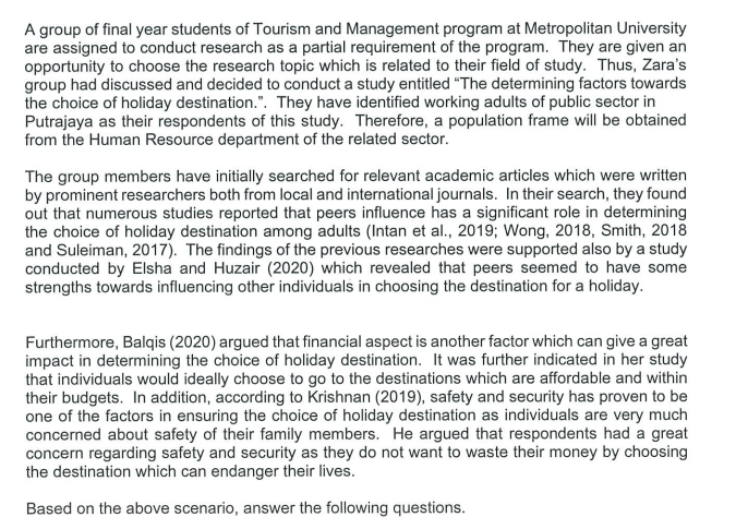 QUESTION 1 a) Write THREE (3) independent