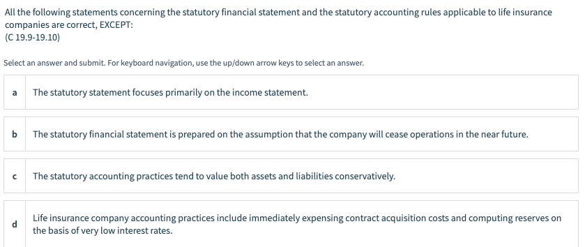 All the following statements concerning the