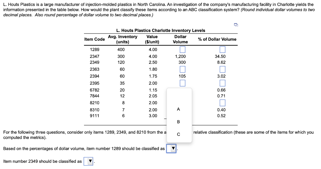 L. Houts Plastics is a large manufacturer of