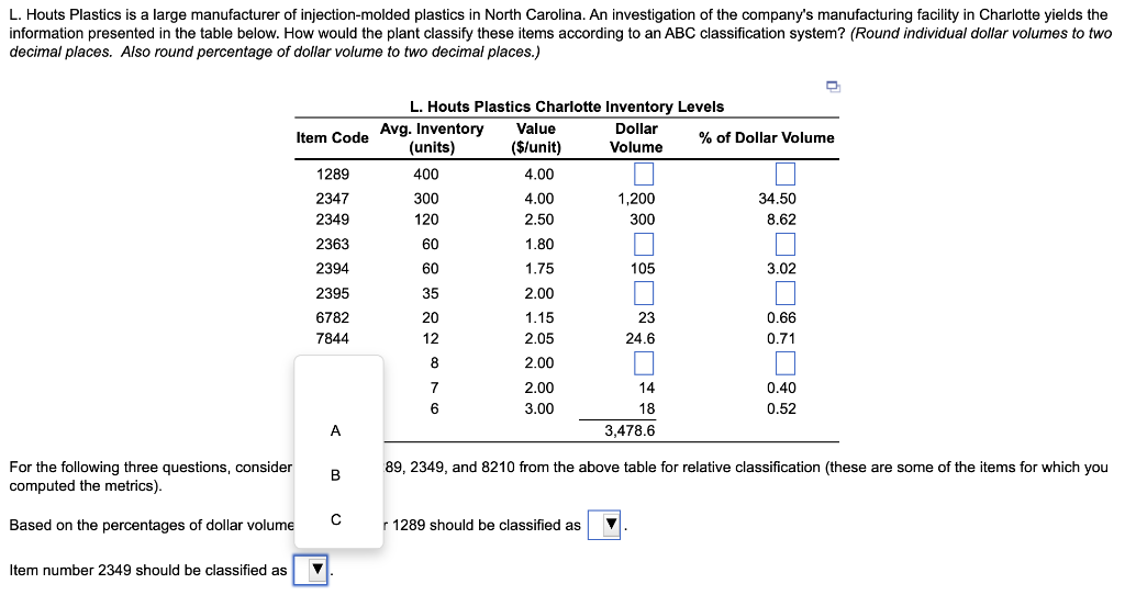 L. Houts Plastics is a large manufacturer of
