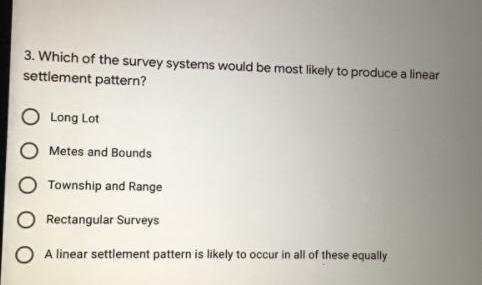 3. Which of the survey systems would be most