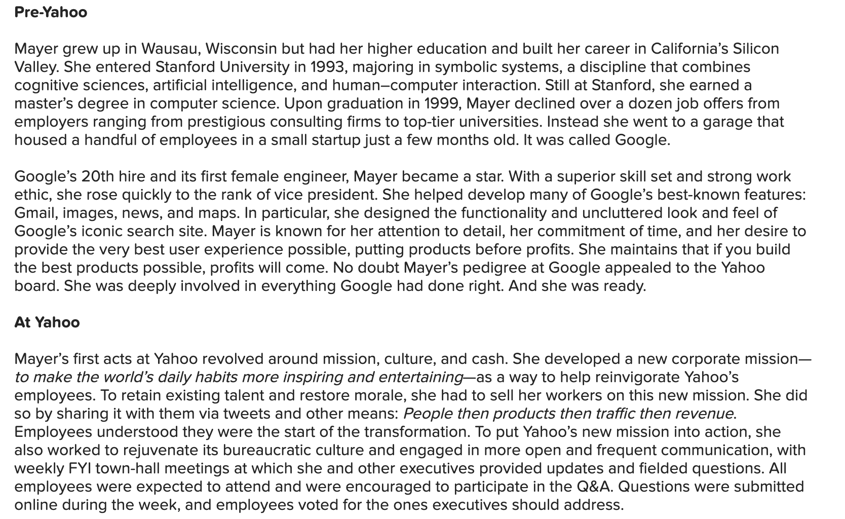 1. Which characteristic of strategic leadership