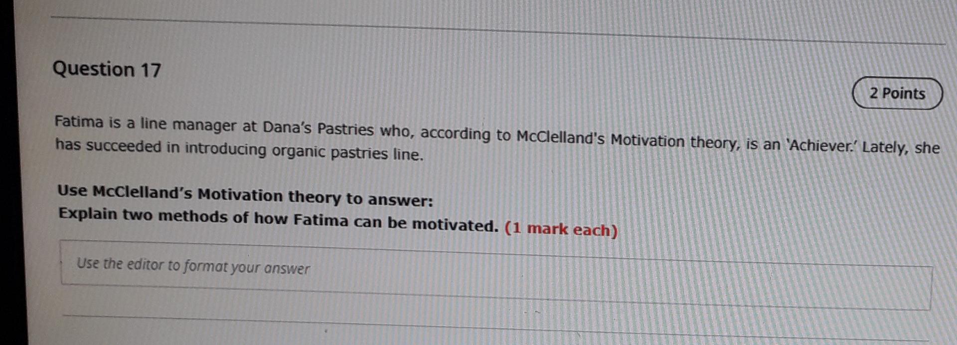 q17 plz write short answers Question 17 2 Points