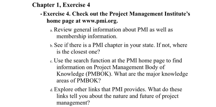 Chapter 1, Exercise 4 Exercise 4. Check out the