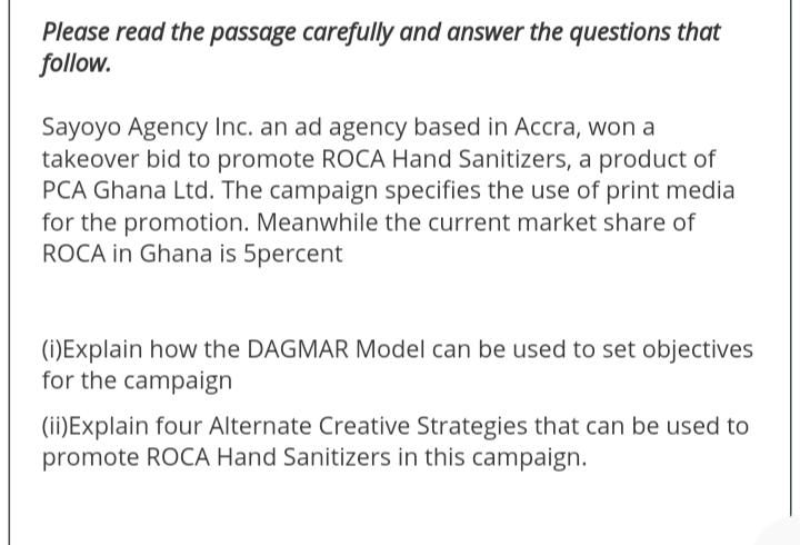 Please read the passage carefully and answer the