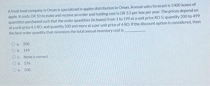 Afresh food company in Oman is specialized in