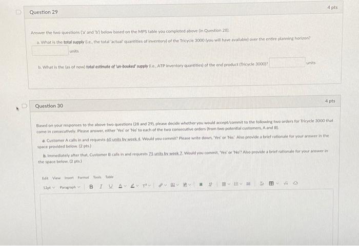 Question 28 6 pts Questions 28 - 30. Cranstron