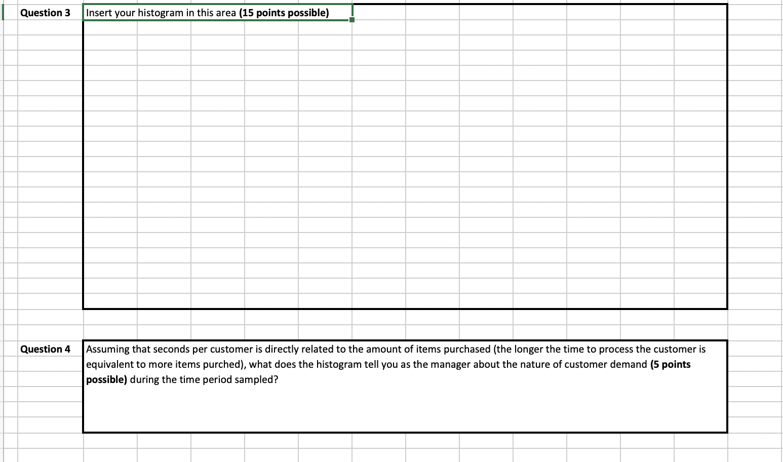 8 You are a store manager and are measuring the