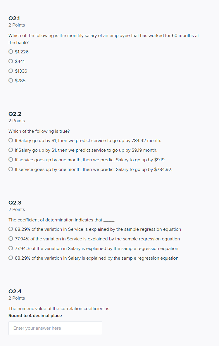 A manager at a local bank analyzed the
