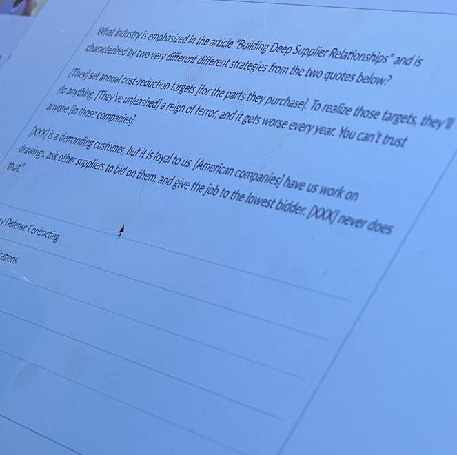 What indistrvis emphasized in the article