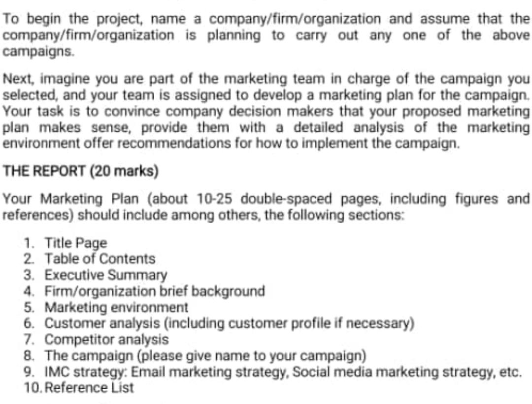 Student are giving the campaigns: To introduce a