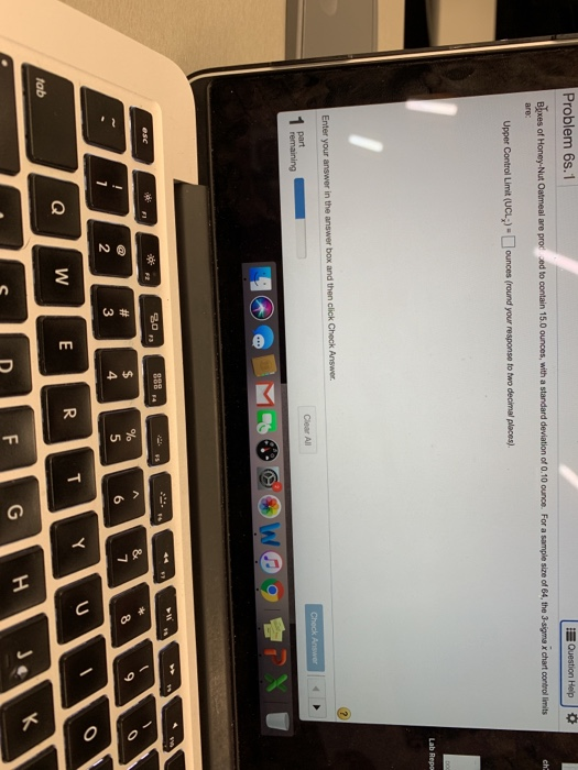 Problem 6s.1 Question Help o ch Bixes of Honey