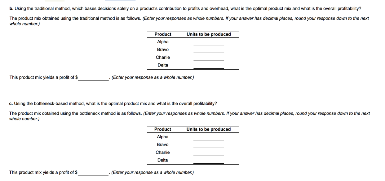 I already got the answer for A. Just need help on