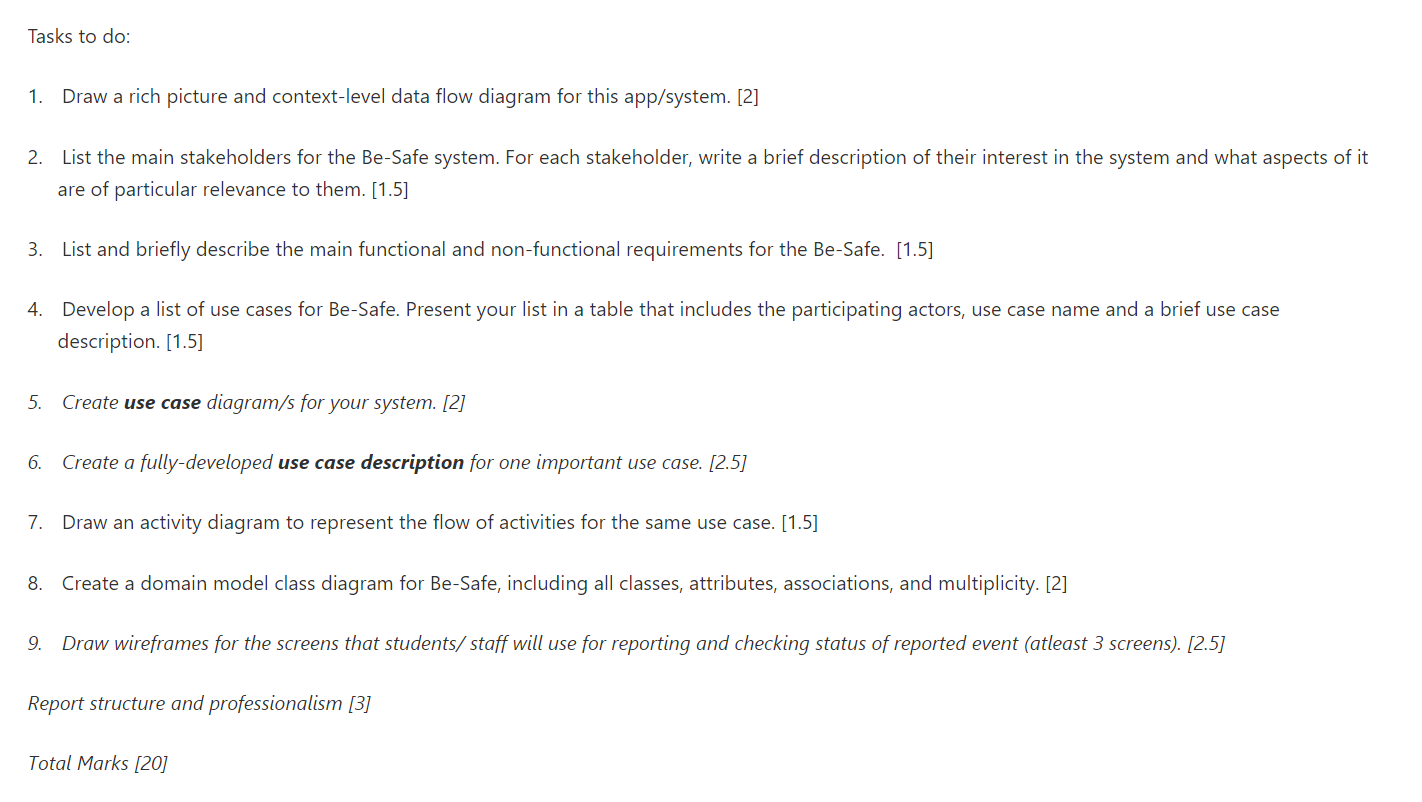 I need urgent help. System Analysis and design