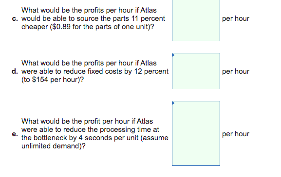 Atlas Inc. is a toy bicycle manufacturing company
