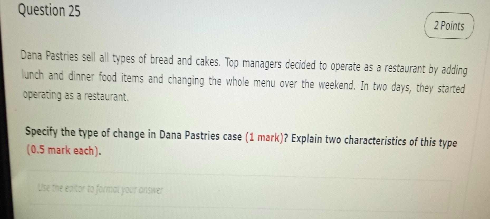 q25 plz ,write short answer , must be short