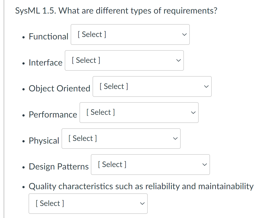 All are either true or false SysML 1.4. Who are