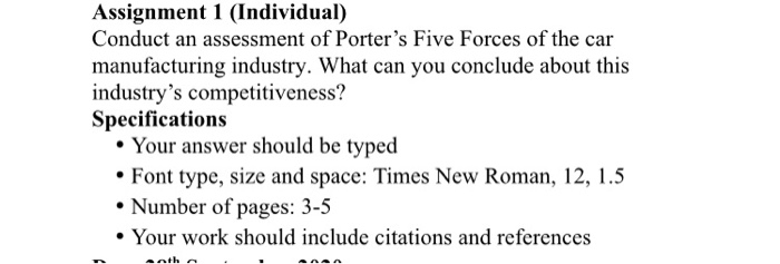 Please answer in an assignment way This