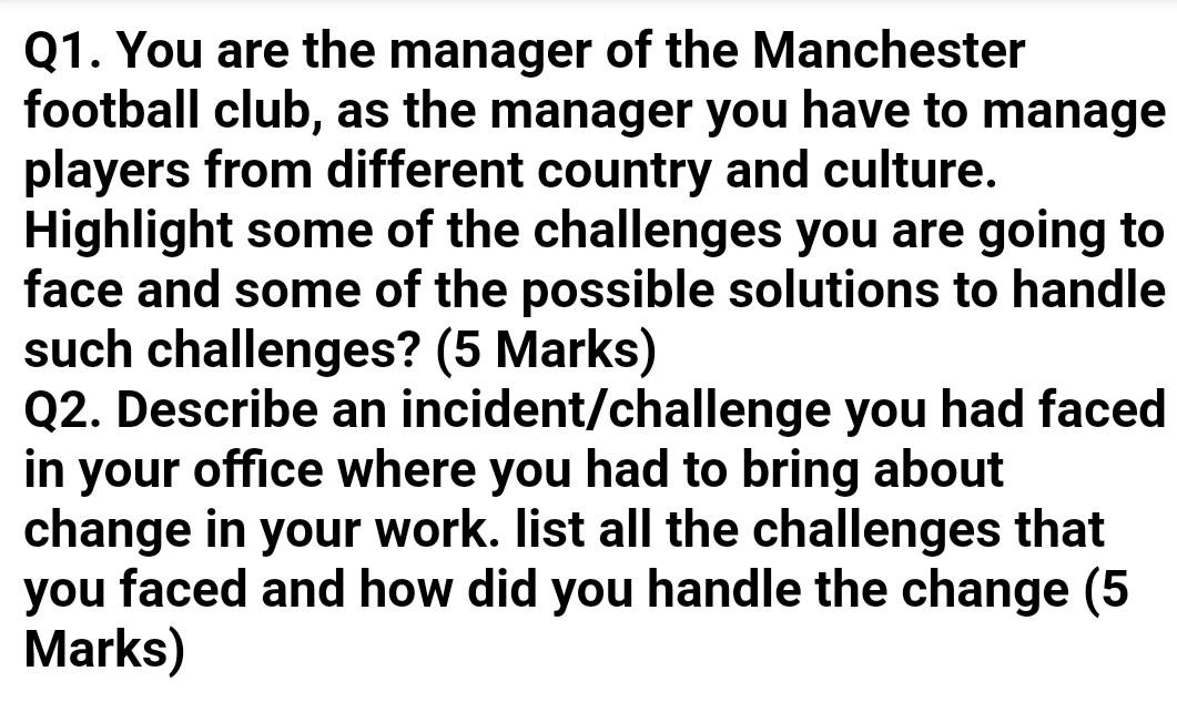 please answer in detail no copy paste please Q1.