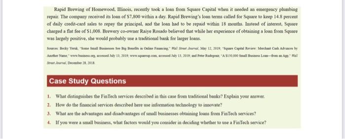 Technology FinTech App in a food truck when an