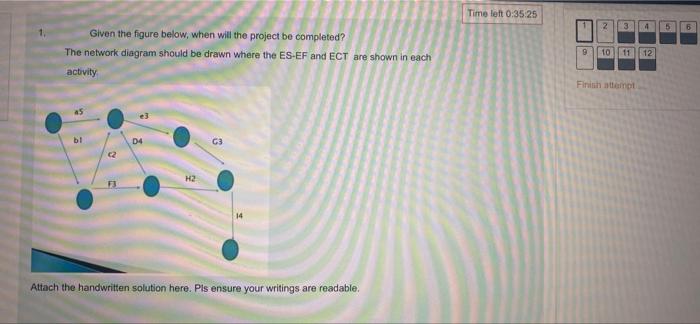 help plz Time left 0:35.25 3 4 5 6 Given the