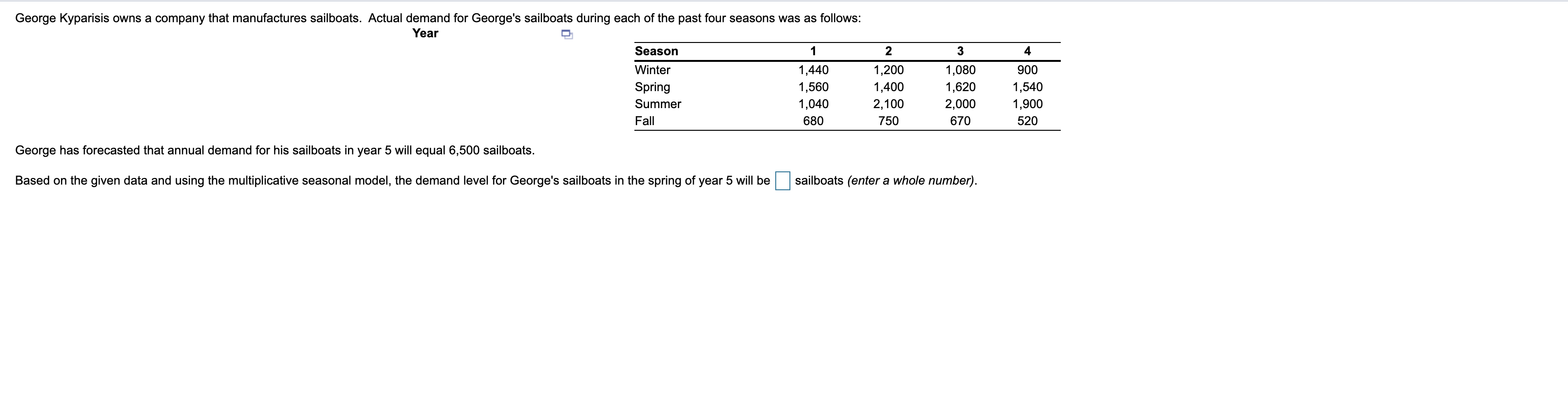 George Kyparisis owns a company that manufactures