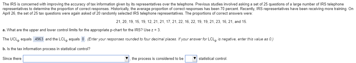 The IRS is concerned with improving the accuracy
