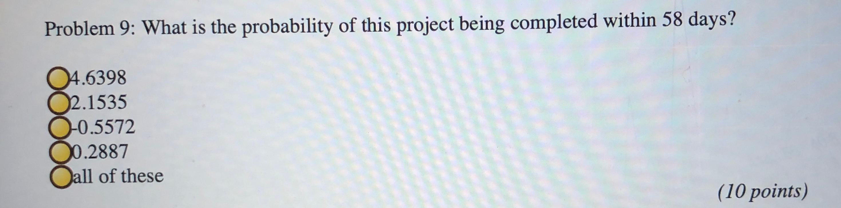 The expected wait time is 59.2 days (this is the