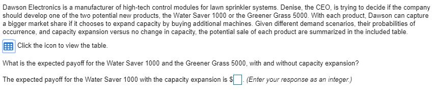 Dawson Electronics is a manufacturer of high-tech