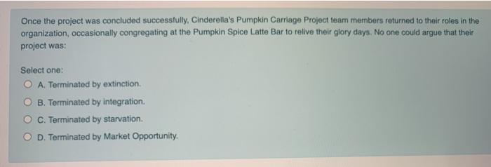 Once the project was concluded successfully,