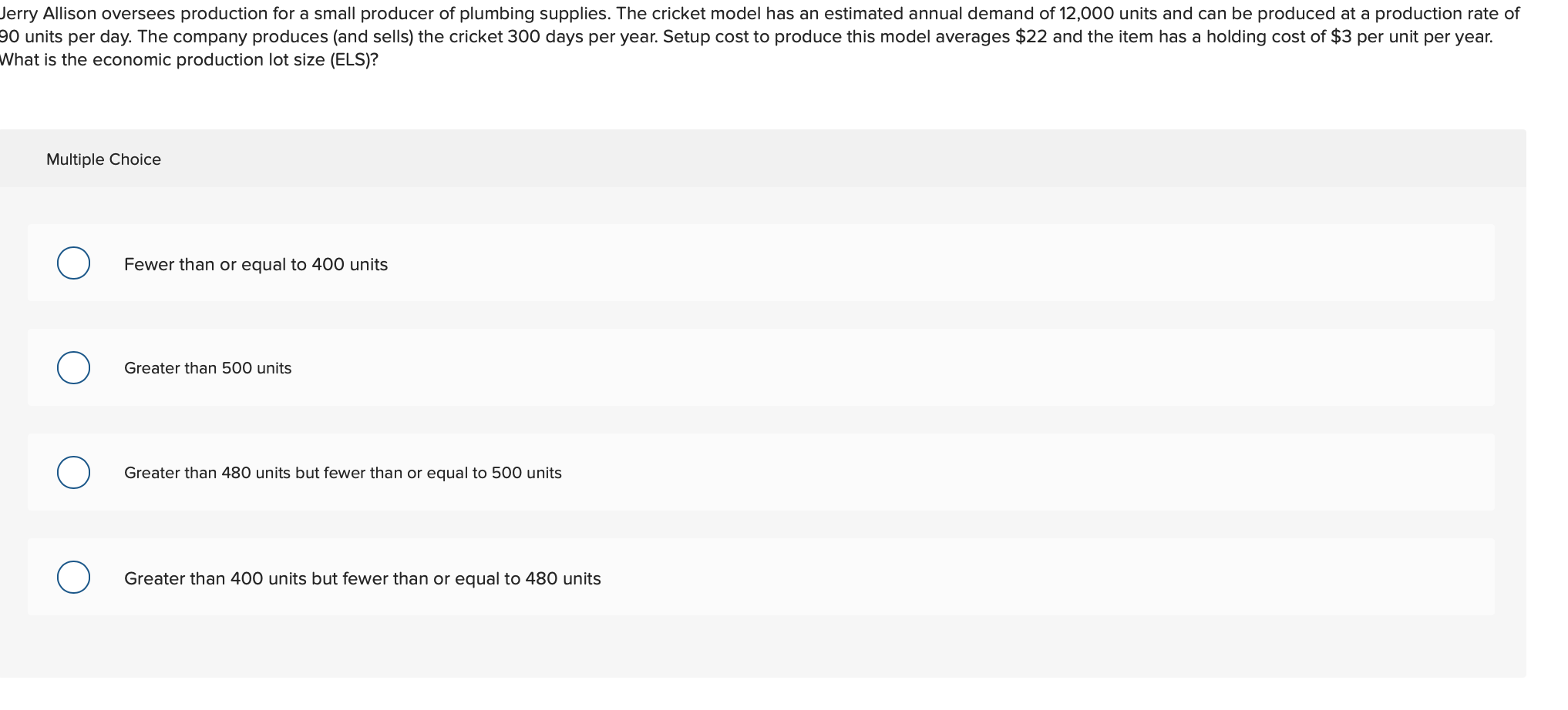 Jerry Allison oversees production for a small