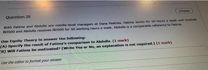 2. Pints Question 26 Both Fatima and Abdulla are