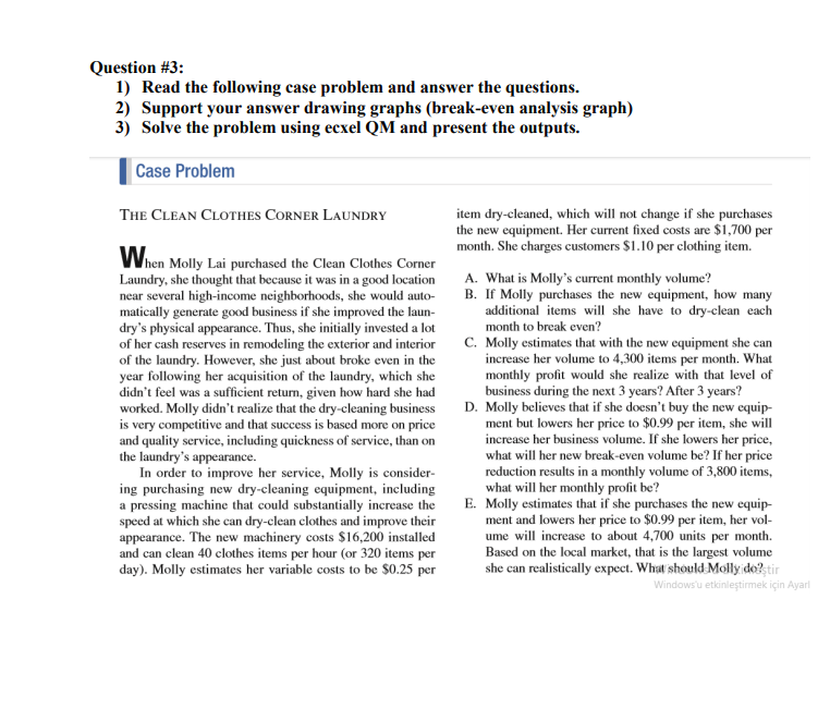 please solve all steps. I send this question