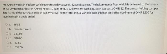 final answer no need for explanation. XYZ Inc