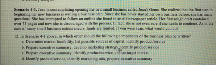 9. Environmental analysis is important to small