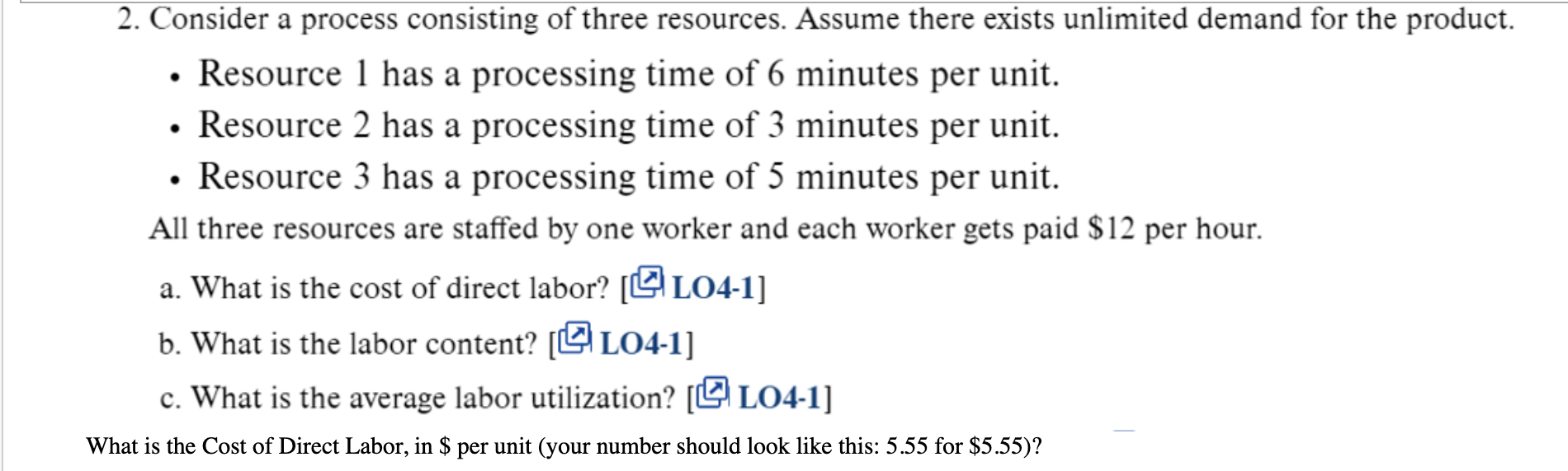 What is the labor contents in minutes? What is