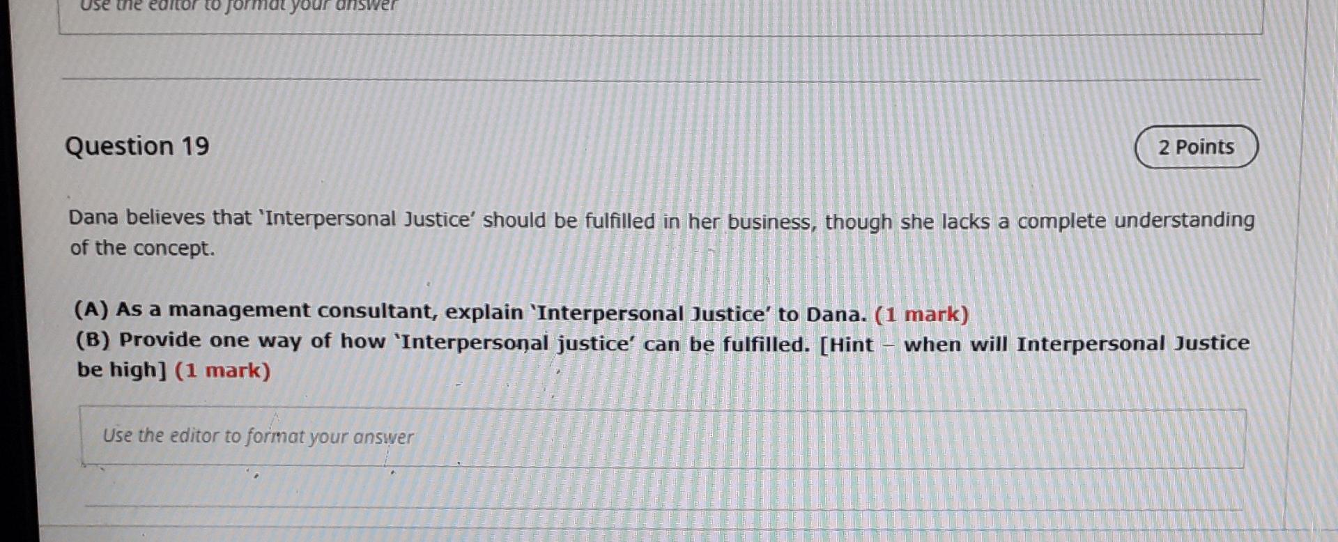 q19 plz write short answers Use une answer