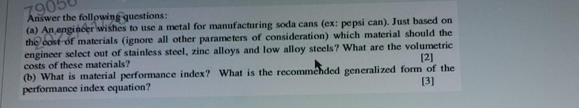 help Answer the following questions: (a) An