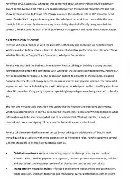 use the information above and reference the