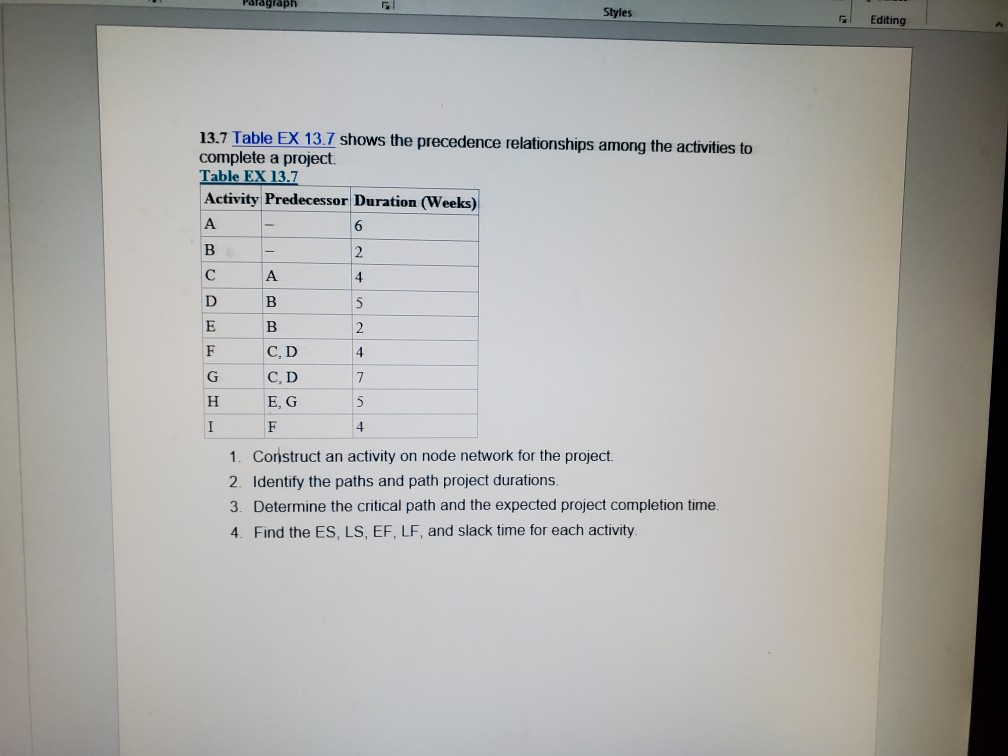 please help question 1. Palagraph Styles