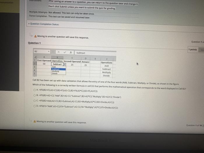 hans After saving an answer to a question, you
